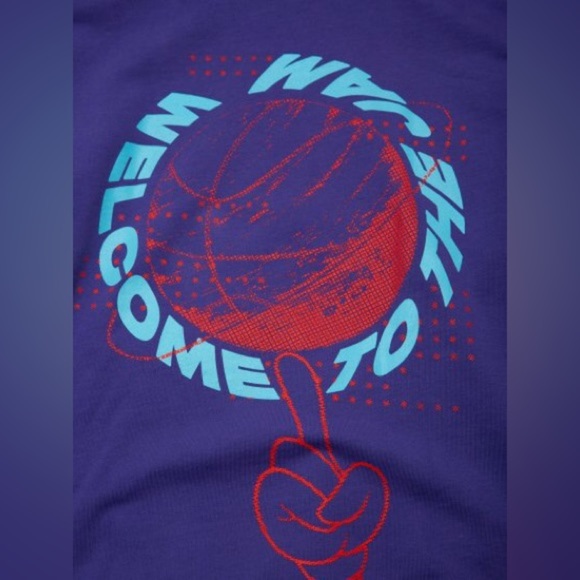 RARE Uninterrupted X Space Jam A New Legacy Purple Hoodie 2021 Medium USA Made - Picture 7 of 11